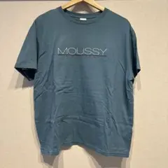 MOUSSY 半袖Tシャツ ブルー