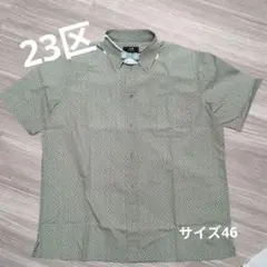 23X HOMME 半袖シャツ グリーン 46