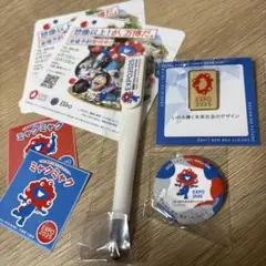 EXPO 2025 ミャクミャク ピンバッジ　ボールペン　缶バッジ　シール　7点