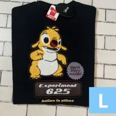 リロアンドスティッチ　ルーベン　サガラ刺繍　バックプリントTシャツ　メンズL