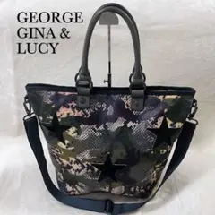 GEORGE GINA & LUCY トートーバッグ 2way 大容量