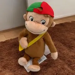 おさるのジョージ L ぬいぐるみ 春のおでかけ