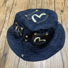 PALACE EVISU バケットハット S/M 61cm タグ付き palace Evisu バケットハット S/M 61cm 帽子