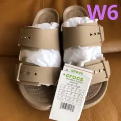 新品 crocs クロックス ブルックリン 厚底サンダル W6 22cm
