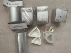 未使用アルミ製キャンドル型とモールドセット