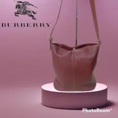 BURBERRYS バーバリーズ ショルダーバッグ レザー ブラウン