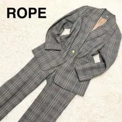 ロペ ROPE セットアップ パンツ チェック サイズ38 カジュアル