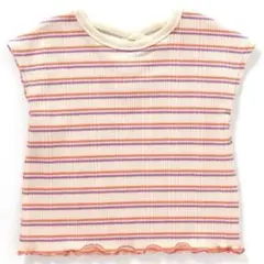 BREEZE メロウリブフレンチスリーブTシャツ　120cm