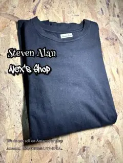 ＜Steven Alan＞ 無地 ネップ シルク混 クルーネックTシャツ