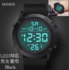 スポーツ腕時計　腕時計　時計　デジタル式 LED デジタル腕時計