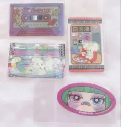 うごく！ステッカー屋さん　4枚セット