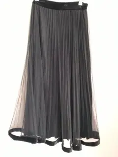 ブラック チュールスカート　natural couture