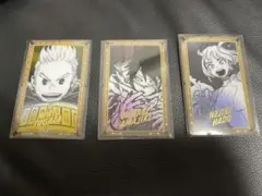 ヒロアカ原画展 箔押しクリアカード BIG3