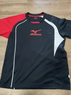 Mizuno ラグランスリーブウェア Lサイズ 黒赤　野球　ベースボール