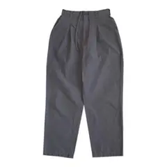 オローネ ストロボパンツ コットン リネン タック テーパード パンツ 日本製