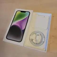 iPhone14 空箱 SiMピンなし lightningケーブル