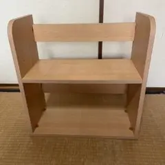 木製 絵本ラック 本棚 ブックシェルフ