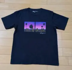 ユニクロ × Hiroshi NagaiコラボTシャツ XL ネイビー 夜景