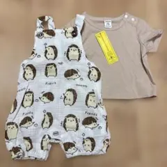 未使用　ハリネズミ　ロンパース　Tシャツ　3-6M SHEIN ベビー服
