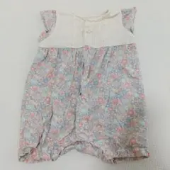 花柄ロンパース 80cm