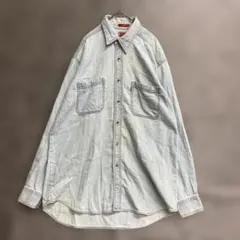 リーバイス デニムシャツ タンガリーシャツ 水色 長袖 ウエスタン【5486】