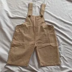 ベージュ オーバーオール 90cm