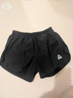 Reebok ブラック ランニングショートパンツ Mサイズ