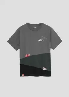 新品！グラニフ 働く車 トミカ 救急車 消防車 メンズ Lサイズ Tシャツ