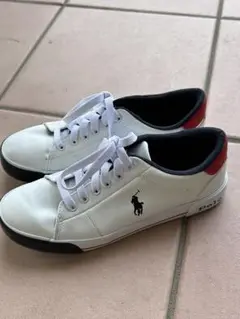 Polo Ralph Laurenラルフローレンスニーカートリコロール２３cm