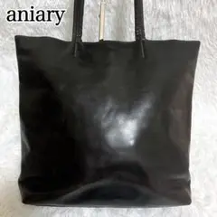 極美品✨アニアリ トートバッグ レザー ダークブラウン 迷彩
