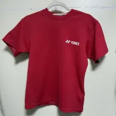 YONEX 赤 ポリエステル シャツ