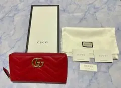 GUCCI グッチ 長財布 カラーRED