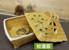 未使用/特価❕美濃焼/家形型/蚊遣器/１個 陶器製/蚊取り線香立て