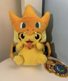 タグ付き未使用 ポケットモンスター ビッグサイズピカチュウ メガトーキョー限定品 メガトウキョーのピカチュウ【P】{098/XY-P}
