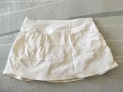 Lululemon スコート　白　サイズ4