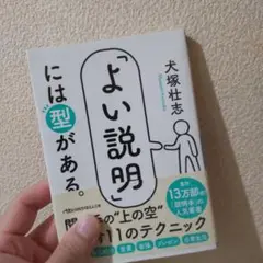 「よい説明」には型がある。