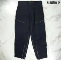 BOTTEGA VENETA カーゴパンツ 黒系(ヘリンボーン) 4103923M0117 BOTTEGA VENETA（ボッテガヴェネタ）カーゴパンツ 黒 サイズ:42