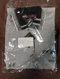 ダンロップ グレー 長袖ポロシャツ