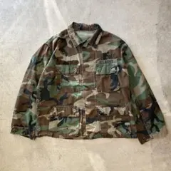 US ARMY BDU シャツ　カモ　ジャケット　M