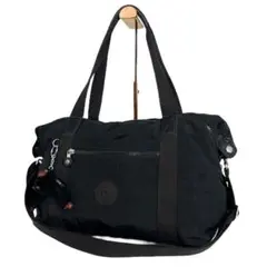 Kipling ナイロン 2WAYショルダーバッグ ブラック 美品