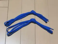 青い靴ひも 約120cm 2本セット ナイロン製