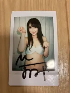 岬ななみ　直筆サイン入りチェキ