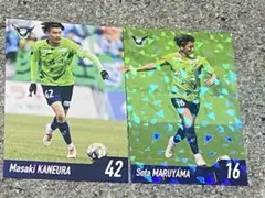 2025 J3ガイナーレトレーディングカード 42 16 丸山選手レア　キラ