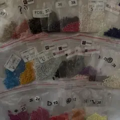 ダイヤモンドアート余りフェアリーダストビーズ