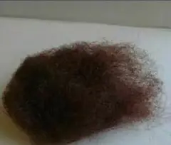 普通郵便　毛たぼ　ダークブラウン　10g