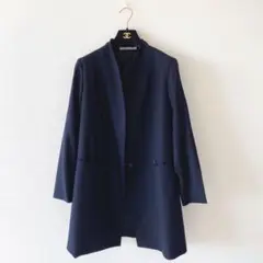 theory luxe(セオリーリュクス)/ ウールコート ネイビー