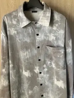 MUUSE STYLE タイダイ柄長袖シャツ