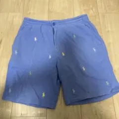 POLO RALPH LAUREN ブルーハーフパンツ L