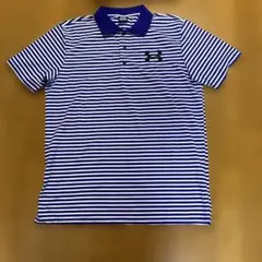 Under Armour ストライプ ポロシャツ　XXL