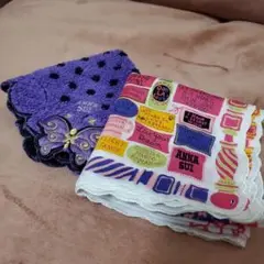 【ANNA SUI】45cm角ハンカチ＆24cm角タオルハンカチ
